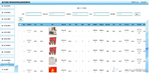 java php node.js python基于微信小程序批發(fā)零售業(yè)商品管理系統